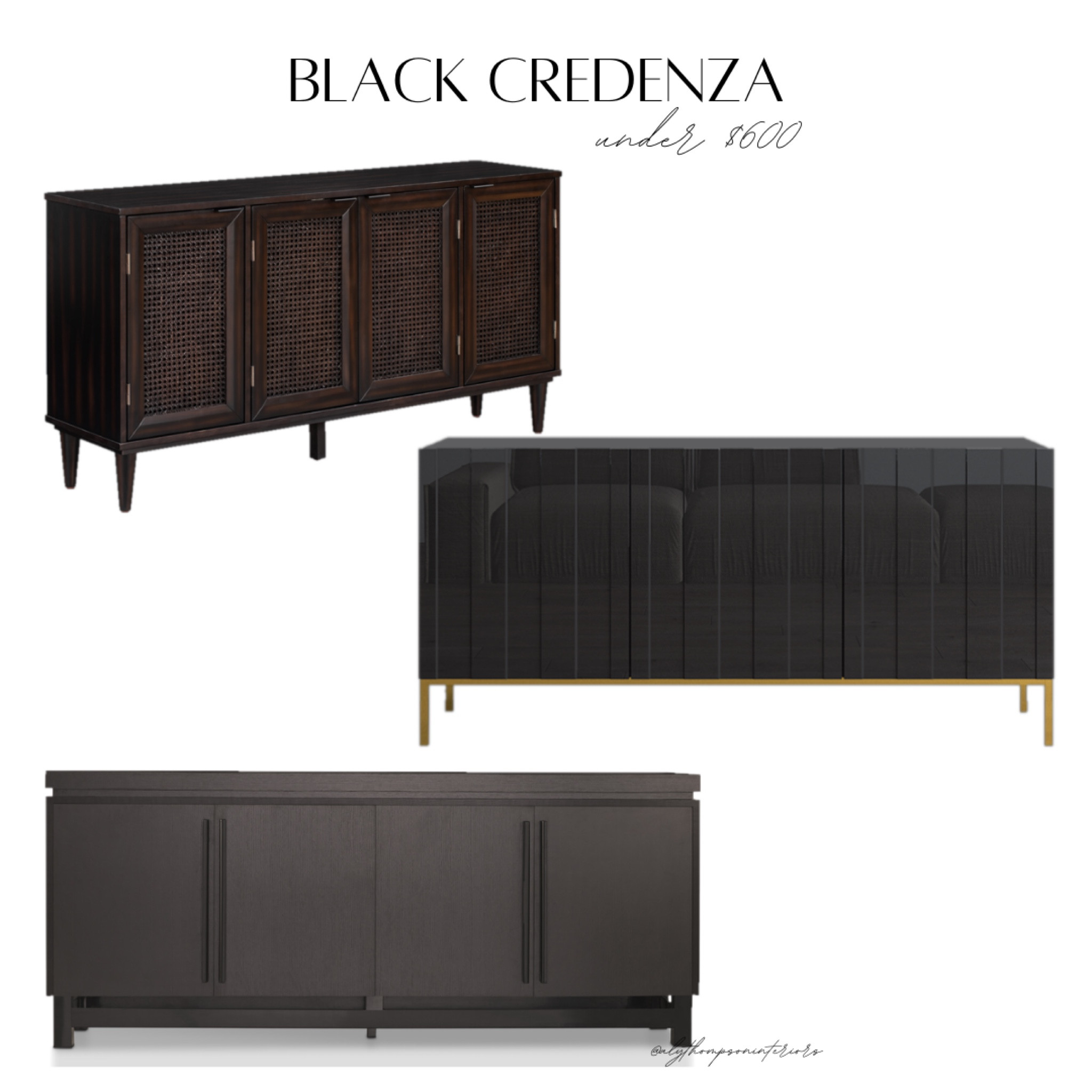 Black Credenza / Sideboard

#LTKfamily #LTKhome