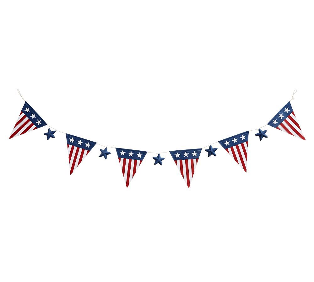 Americana Collection: RED/WHITE/BLUE: PARTY BANNER | Pottery Barn (US)