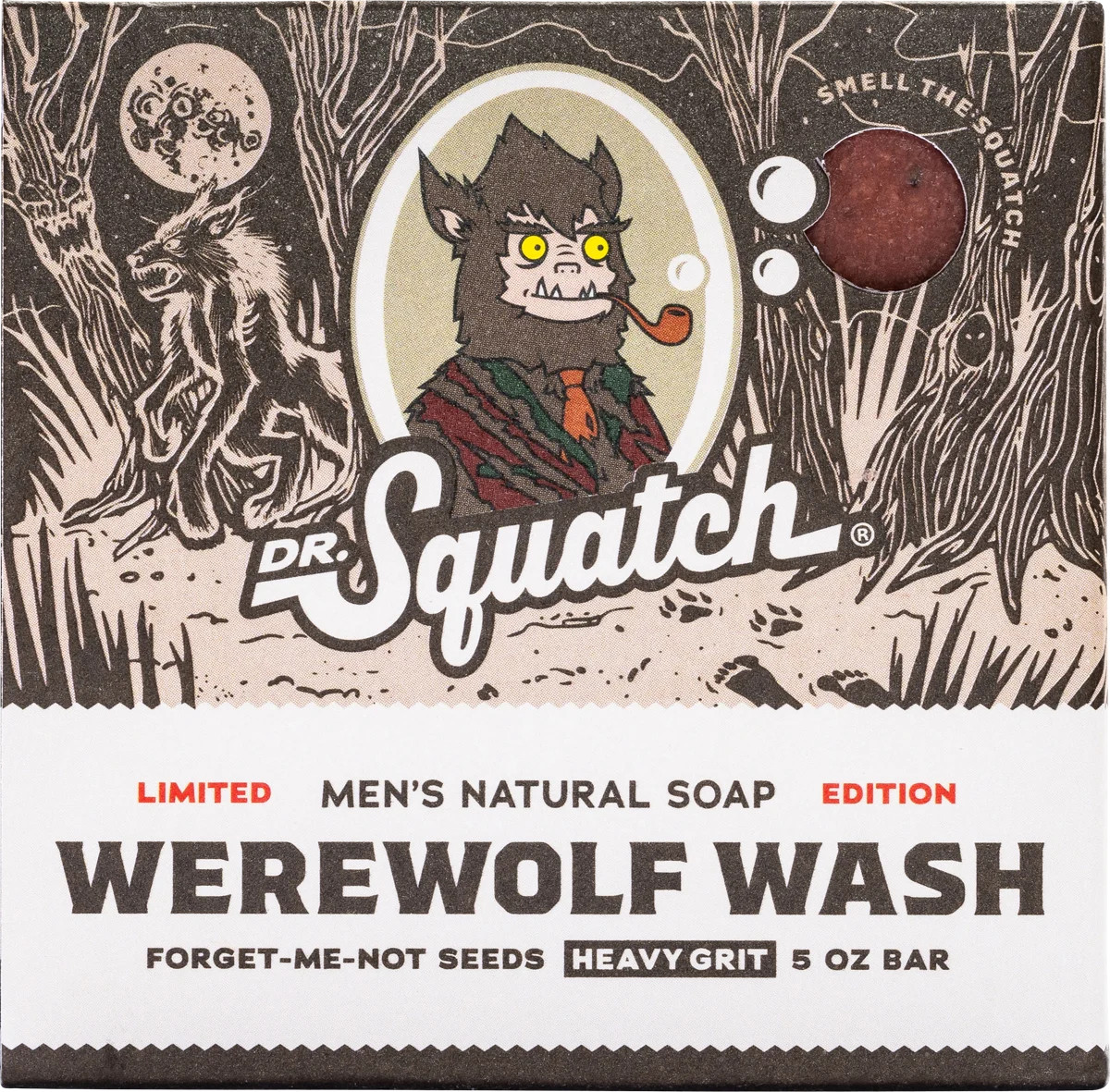 Dr. Squatch Natural Bar Soap for Men, Werewolf Wash, 5 oz, 2-Pack | Walmart (US)