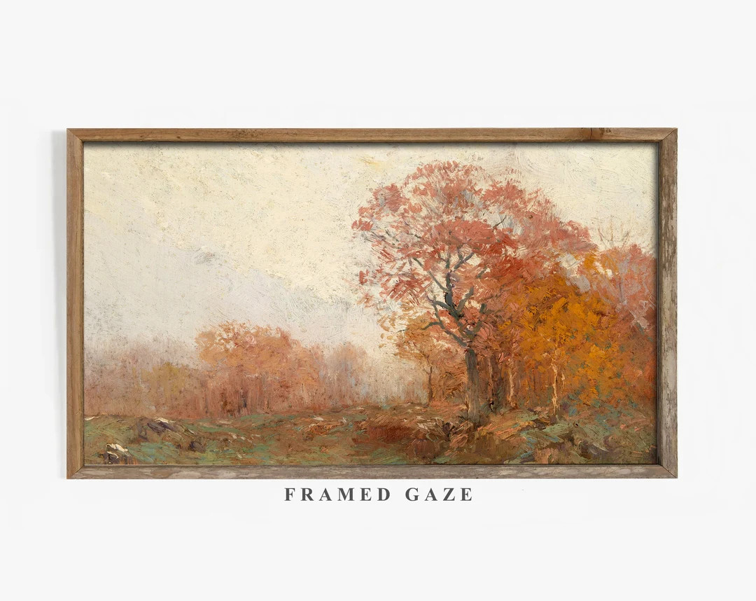 Samsung Frame TV Art Autumn, Fall, Painting, Autumn Art, Art for TV, Frame tv Art, Digital Downlo... | Etsy (US)
