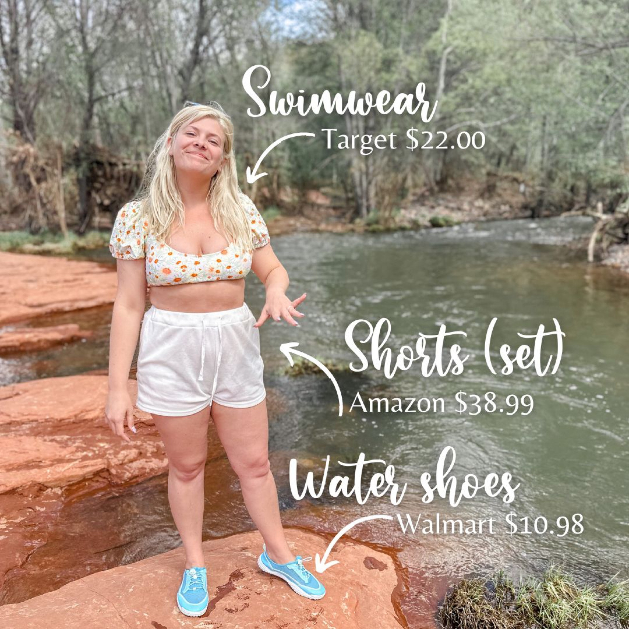 If you’re traveling to natural swimming spots this summer, you really need a pair of water shoes! They make the trek through river and creek water MUCH more bearable. 

(Plus, you don’t have to worry so much about the critters!)

#summer #watershoes #swim #whiteshorts #summershoes #water #shoes #summersets #swimsuit #swimwear #riveroutfits #outdooroutfits #outdoor #tips

#LTKcurves #LTKtravel #LTKunder50