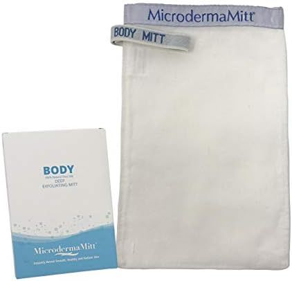 MicrodermaMitt Deep Exfoliating Mitt Body Scrub - Dead Skin Remover Treatment For Smooth Skin, Kerat | Amazon (US)