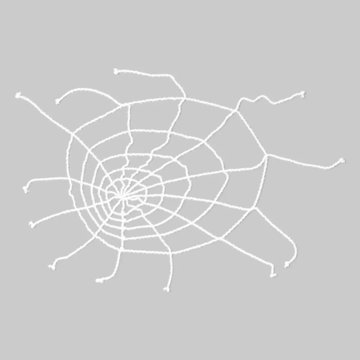 10' Giant Spiderweb White Halloween Decorative Prop - Hyde & EEK! Boutique™: Indoor/Outdoor Use | Target