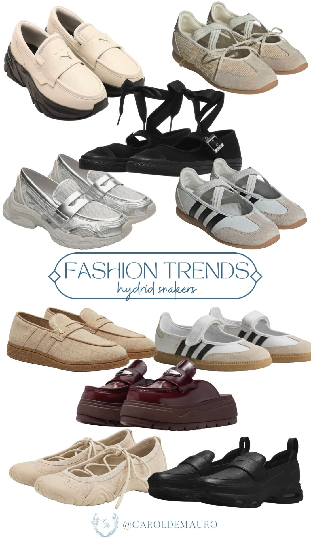 Easily level up your footwear game with these hybrid sneakers that perfectly blend the comfort of a trainer with the chic look of loafers or ballet flats! These are from trendy brands you know and love!

adidas, nike, everyday wear, fashion trend, it girl look, minimalist aesthetic, sneakerhead, style inspo, new balance, puma, converse

#LTKU #LTKHome #LTKSeasonal