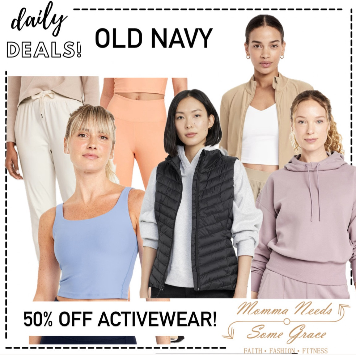 Old Navy active 50% off this weekend! 

#LTKSaleAlert #LTKFitness #LTKActive