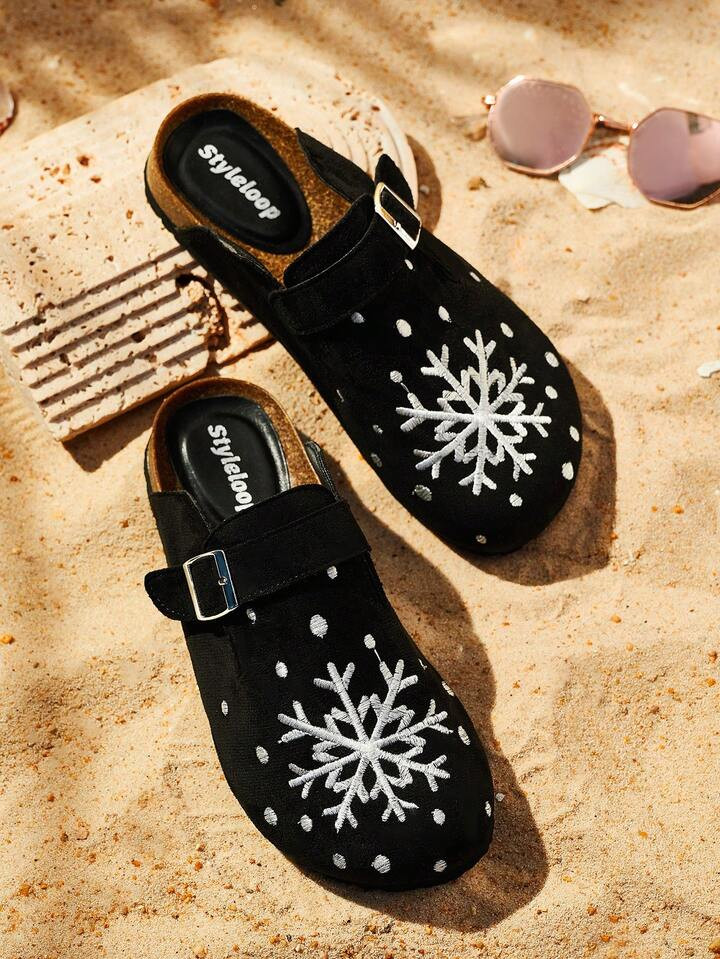 -22%Styleloop Women's Solid Color Slip-On Flats Summer Casual Fashion Non-Slip Loafers With Punk ... | SHEIN