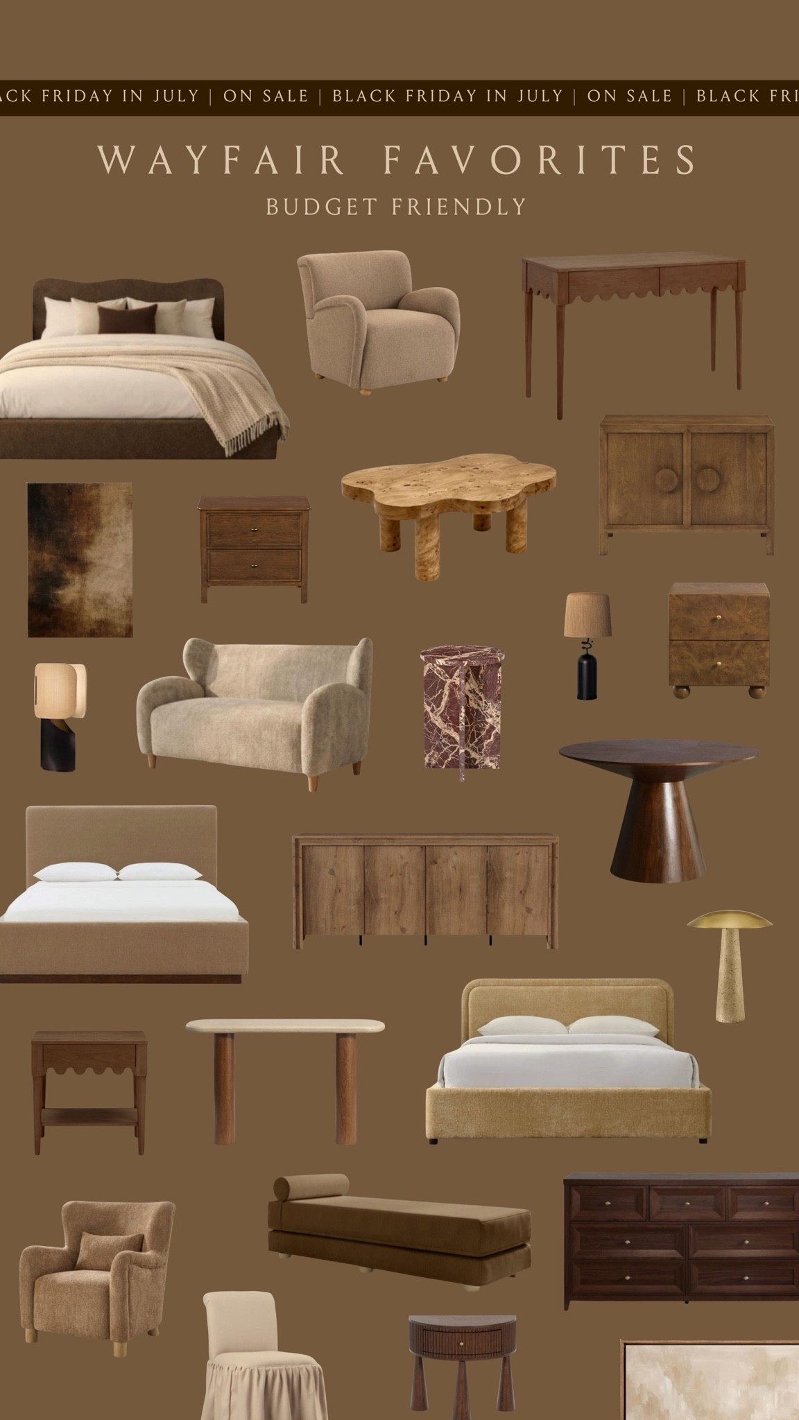 Wayfair budget friendly favorites from furniture, lighting & art

#LTKHome #LTKSaleAlert