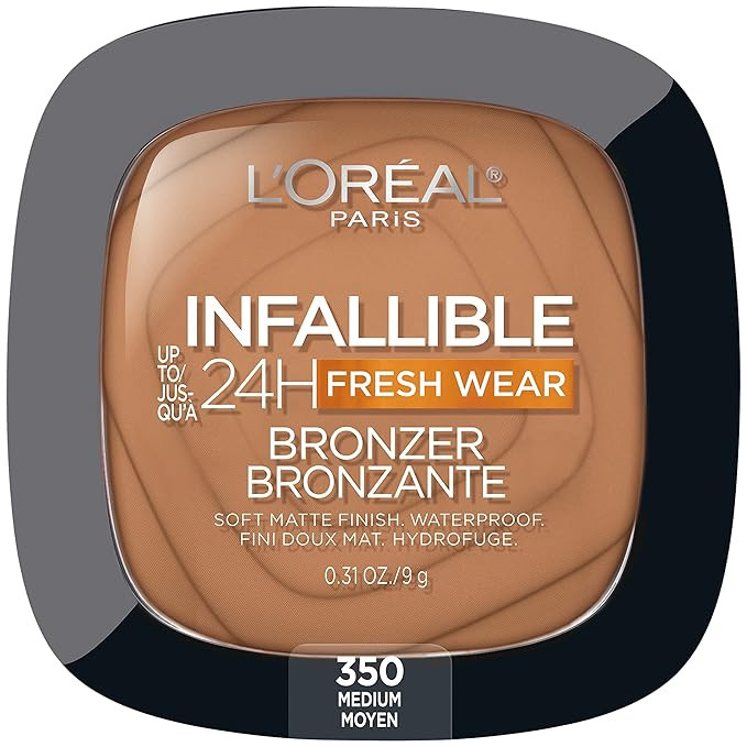 L'Oreal Paris Infallible Up to 24H Fresh Wear Soft Matte Longwear Bronzer. Waterproof, heatproof,... | Amazon (US)