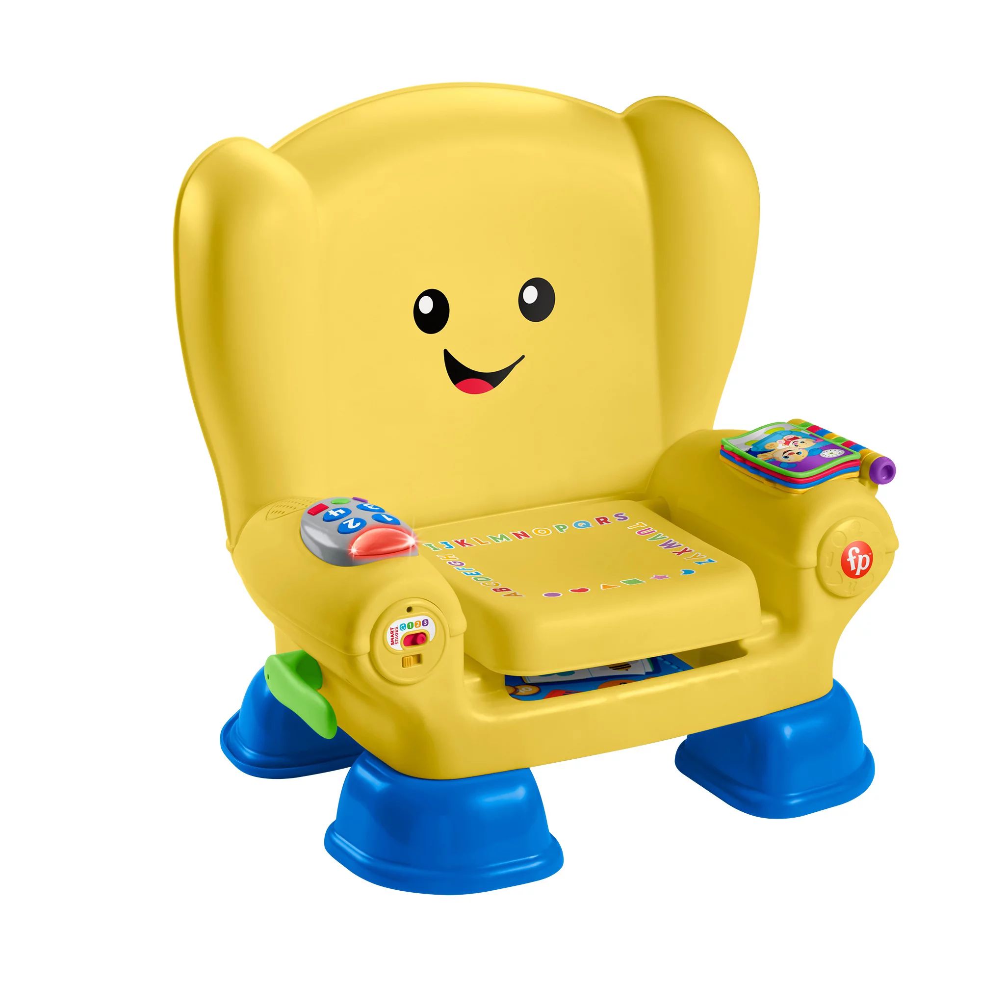 Fisher-Price Laugh & Learn Smart Stages Chair Musical Toddler Toy, Yellow - Walmart.com | Walmart (US)