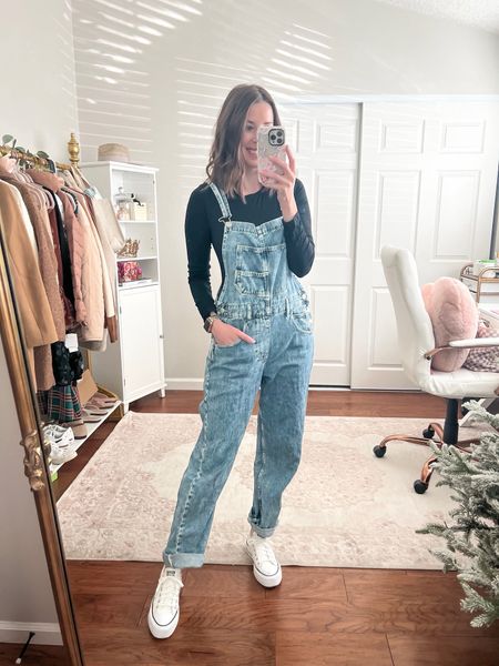 Overalls from my TikTok vlog! Wearing XS they run a little big