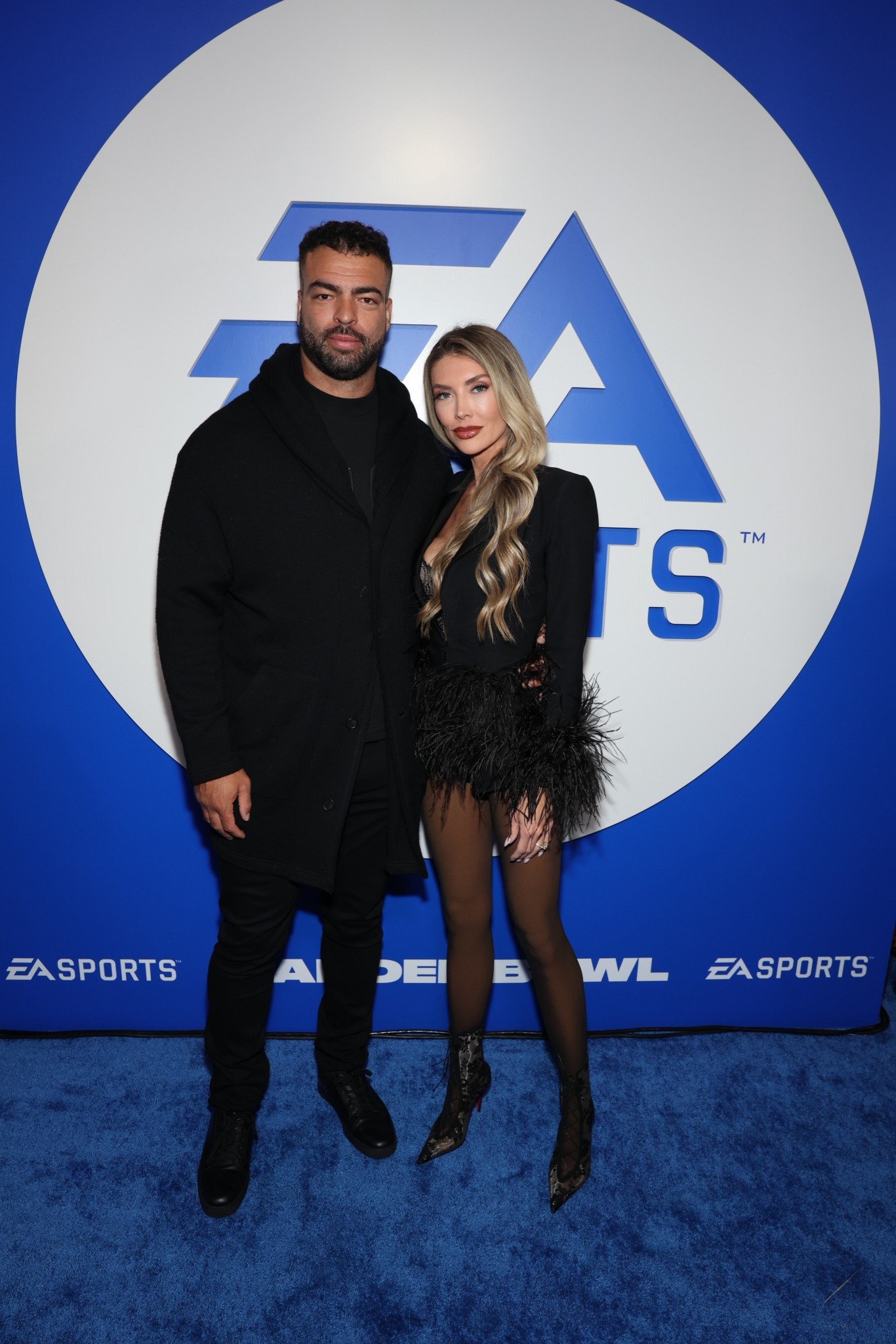 EA Sports Super Bowl party with my love. My lace booties are Louboutin, romper is by Michael Costello for Revolve, and my fleece lined tights are Toast. Linked exacts!

#LTKSaleAlert #LTKgrwm #LTKootd