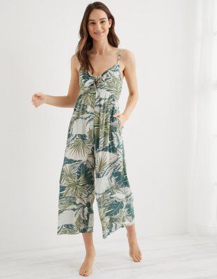 Aerie Tie Front Jumpsuit | American Eagle Outfitters (US & CA)