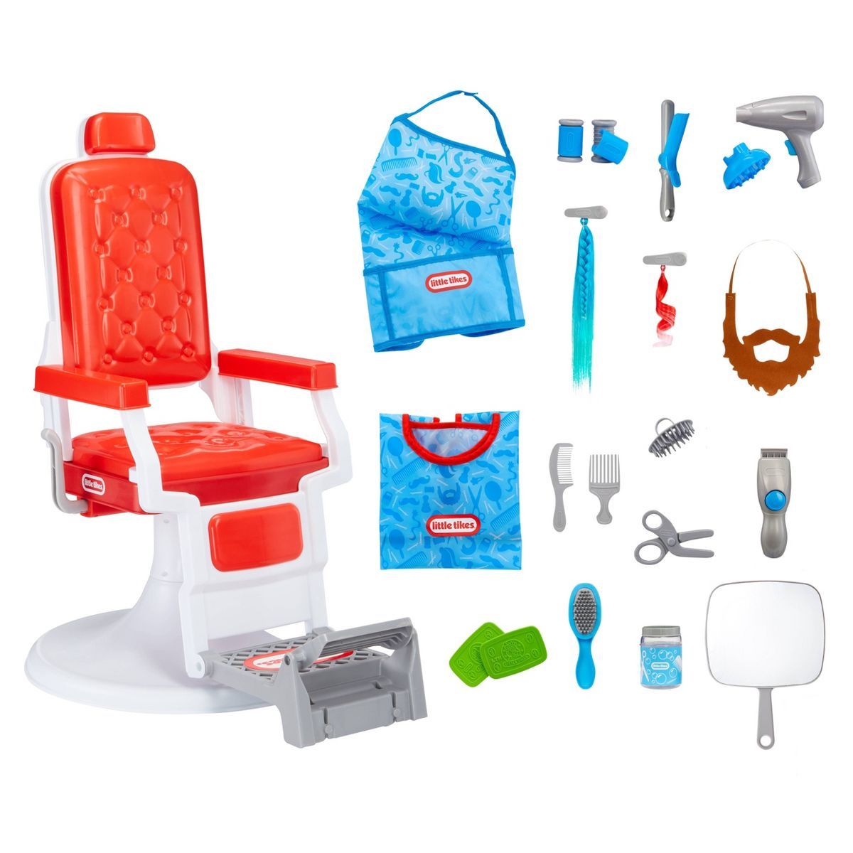 Little Tikes Hair Salon Beauty Set with 20 Accessories Pretend Play Barber Shop Stylist | Target
