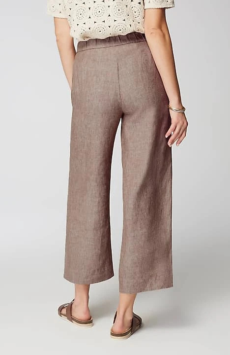 Easy Linen Wide-Leg Crops | J. Jill
