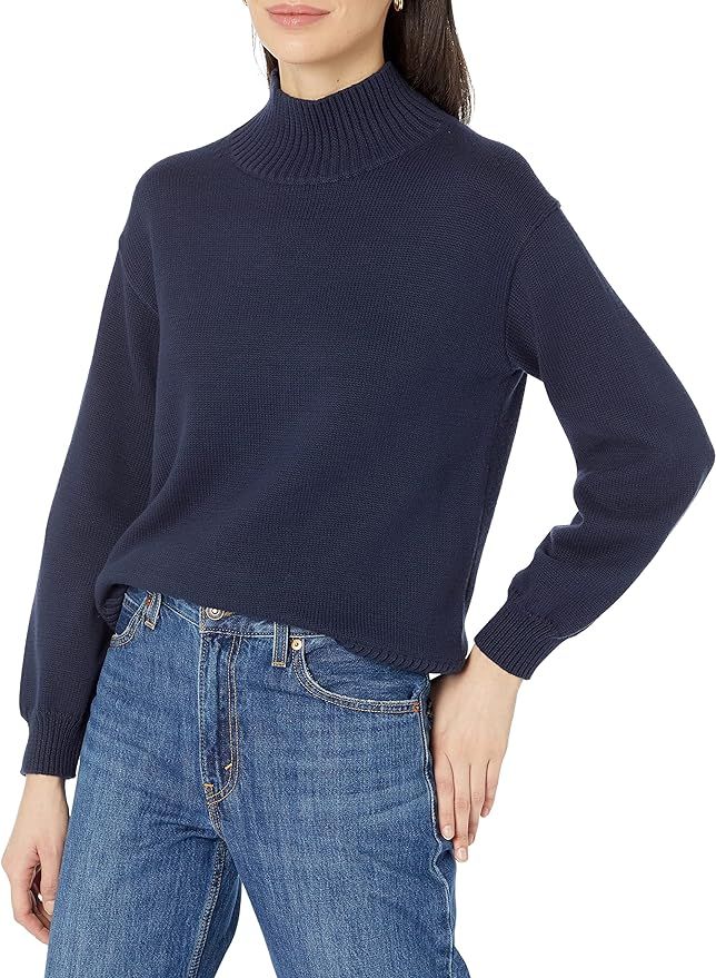 Amazon Essentials Women's Cotton Funnel-Neck Sweater (Available in Plus Size) | Amazon (US)