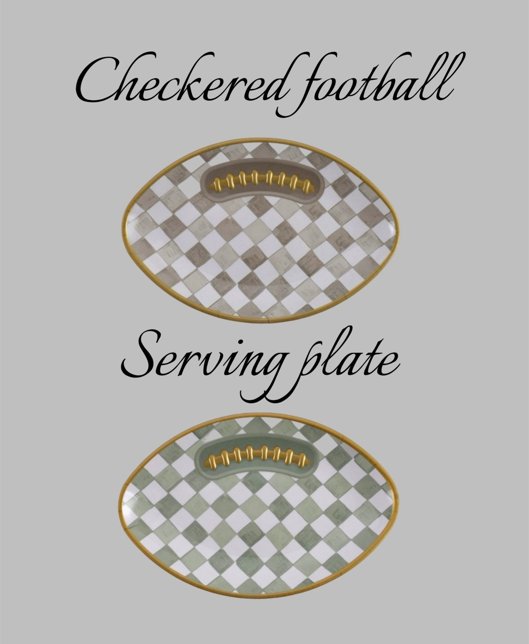 Checkered football serving platter for $10

#LTKSaleAlert #LTKHome #LTKActive