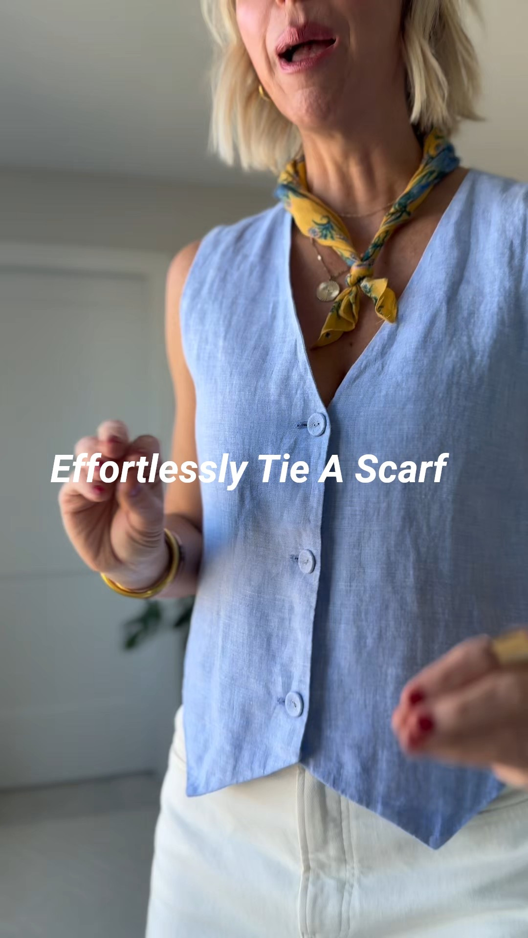 The scarf trend is BACK & I’m here for it!! it looks so effortless & pulled together plus adds a touch of interesting texture & color to your look. 
These are my FAVORITE cotton square scarves I’ve been wearing and styling for years! 

#LTKFindsUnder50 #LTKSeasonal #LTKOver40