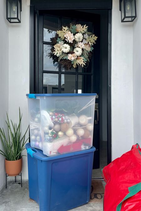 Christmas storage solutions. 

#LTKHoliday #LTKSeasonal #LTKhome