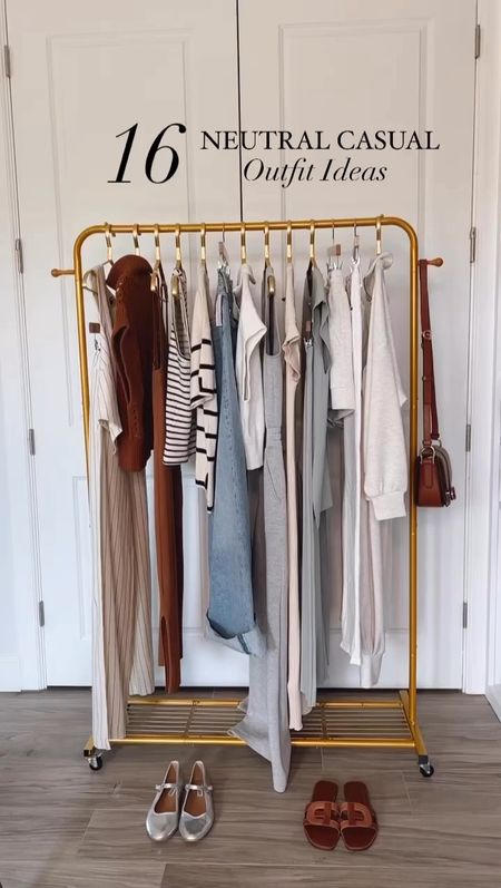 16 casual neutrals spring outfit ideas 
Comfortable and chic spring / summer outfit ideas 
Everything runs tts. Wearing a size small 

#LTKVideo #LTKover40 #LTKstyletip