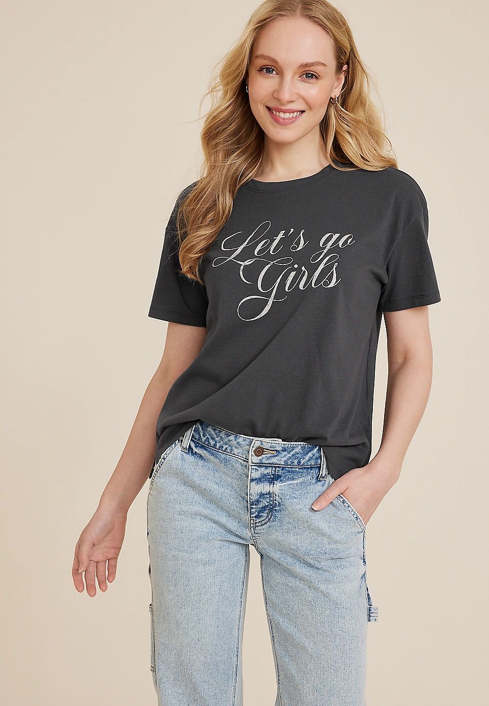 Lets Go Girls Graphic Tee | Maurices