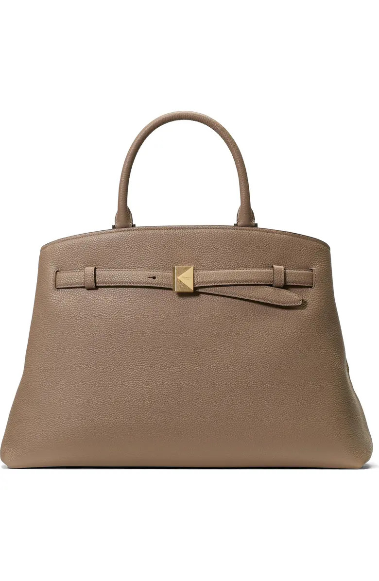 large deco pebble leather satchel | Nordstrom
