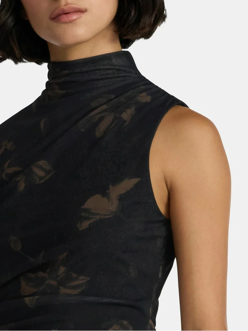 Madden NYC Women’s Sleeveless Mesh Mini Dress, Sizes XXS-XXL | Walmart (US)