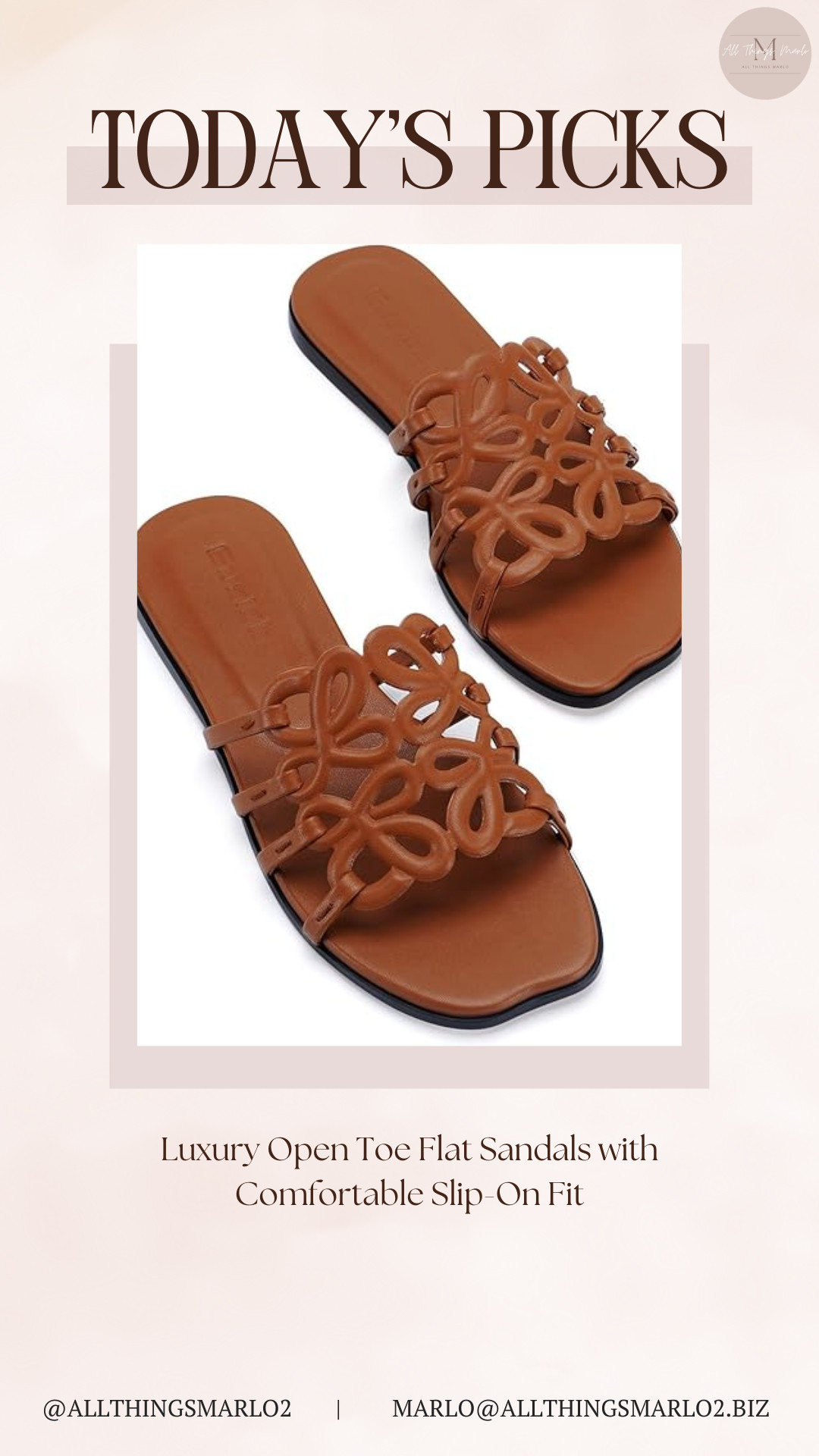 Luxury Open Toe Flat Sandals with Comfortable Slip-On Fit 

 #LTKootd #LTKSeasonal #LTKTravel