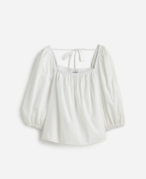 Puff-Sleeve Babydoll Top | Madewell