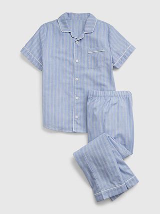 Kids 100% Recycled Striped PJ Set | Gap (CA)