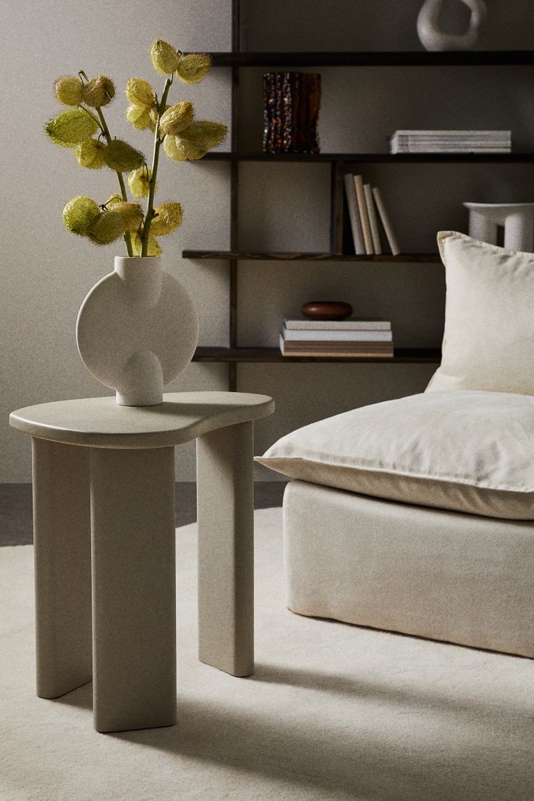 Mango Wood Side Table - Light beige - Home All | H&M US | H&M (US + CA)