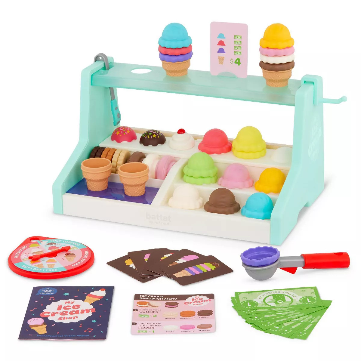 Battat Education My Ice Cream Shop Playset | Target