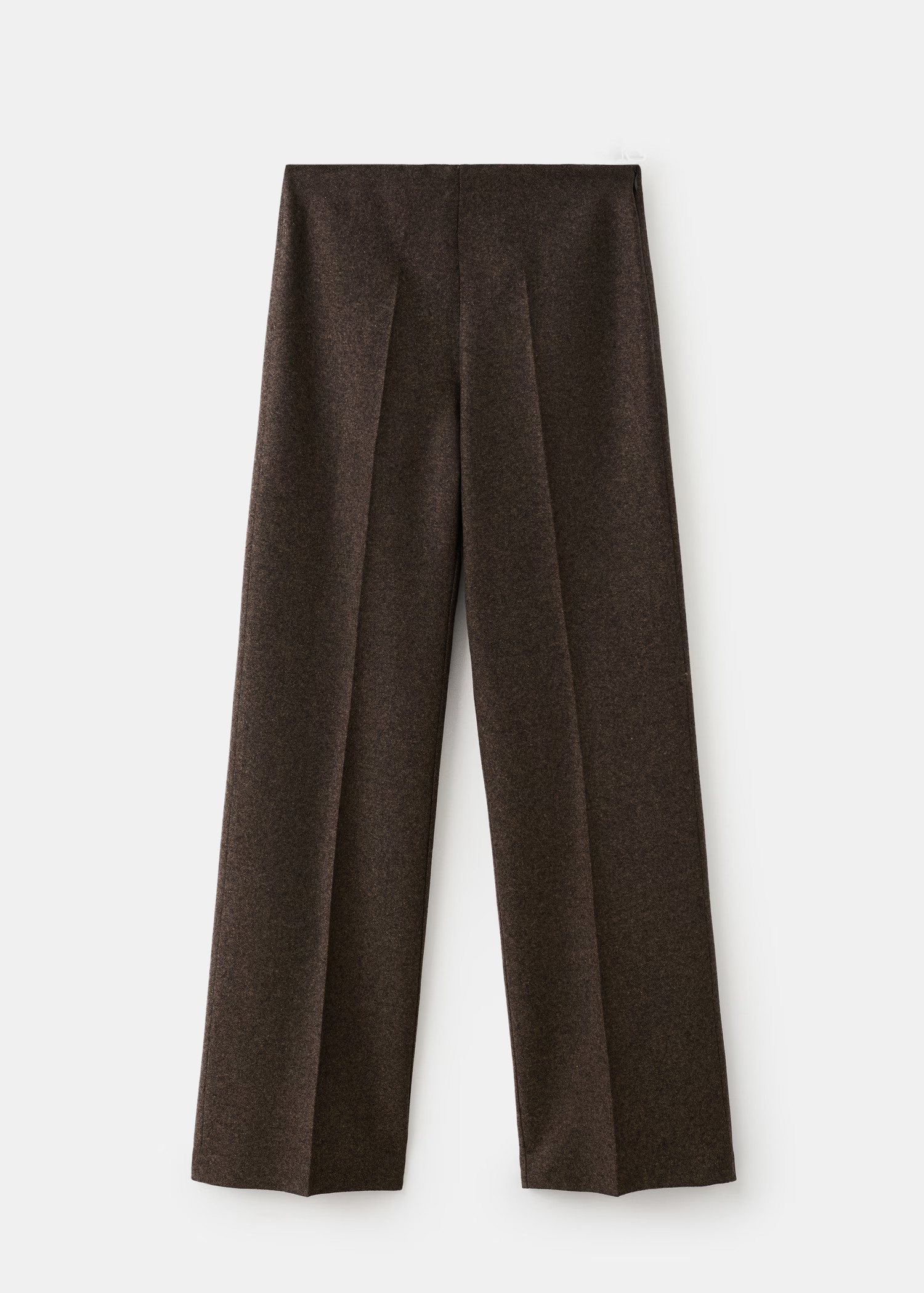 Speckled wool trousers | MANGO (UK)