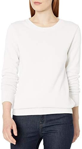 Amazon Essentials Womens 100% Cotton Crewneck Sweater (Available in Plus Size) | Amazon (US)