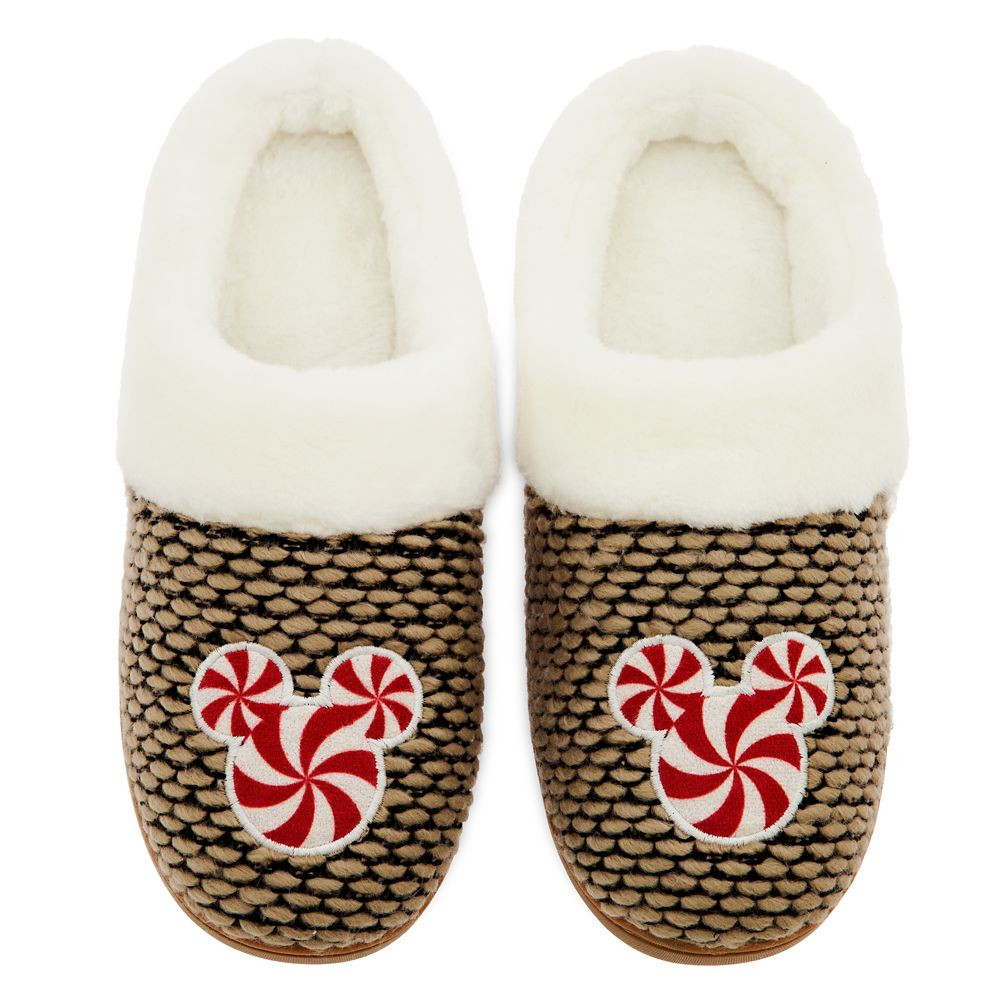 Mickey Mouse Icon Holiday Slippers for Adults – Disney Holiday Haven Collection | Disney Store