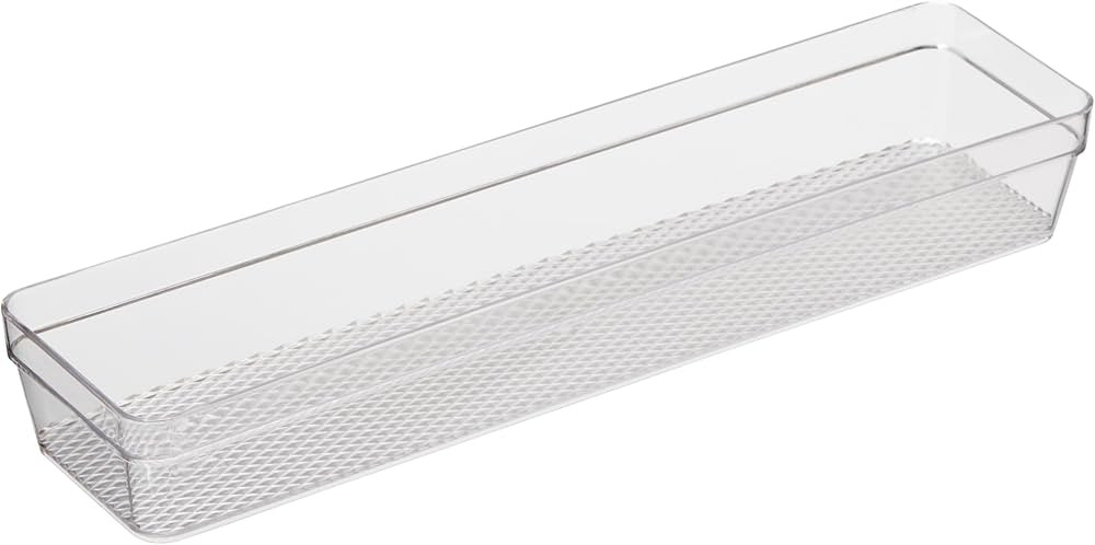 Oggi Clear Drawer Organizer - 3" X 12.5" - Ideal for Organizing Kitchen Drawers, Office, Desk, Si... | Amazon (US)