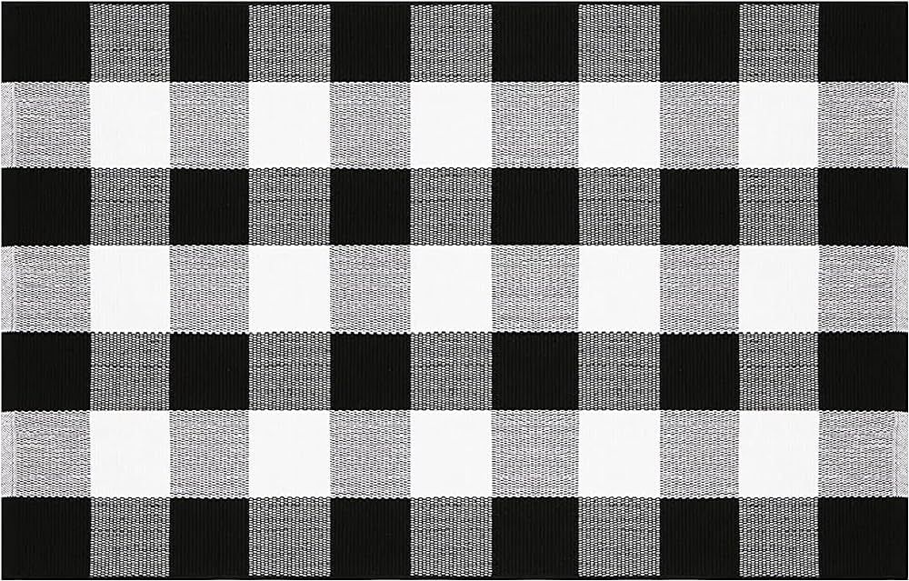 Buffalo Plaid Rug 28 x 43 Inch for Layered Hello Door Mats Washable Black and White Checked Indoo... | Amazon (US)