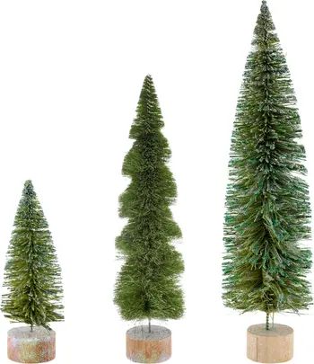 KARMA GIFTS Pack of 3 Spruce Bottle Brush Trees | Nordstromrack | Nordstrom Rack