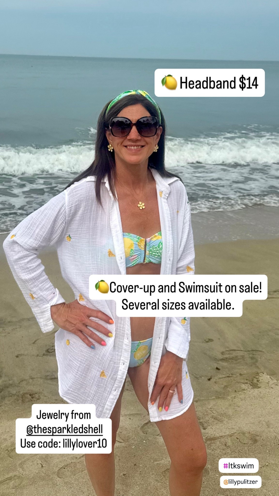 Swimwear 

Last chance to shop the Lilly sale and get cute swimwear for your upcoming vacay or cruise. 

Several sizes and styles available. 
Up to 70% off! #LTKItBag #LTKSwim #LTKShoeCrush

Sunshine sale, Lilly Pulitzer, spring outfit, spring fashion, spring style, spring looks, spring sales, the sparkled shell, jewelry, lemon outfit, lemon skirt, vacation attire, resort wear, vacation, cruise attire, cruise clothing, sweater, lemons, lemon sweater, blouse, linen jacket, jean jacket, sandals, workwear, Calpak, lemon lover, lemon, Italy, men, men’s Lilly styles, maxi dress, vacation dress, resort dress, swimwear, swim cover-up, 
#LTKStyleTip #LTKSwim

#LTKSeasonal #LTKWorkwear #LTKBeauty #LTKHome #LTKFindsUnder100 #LTKTravel #LTKSaleAlert