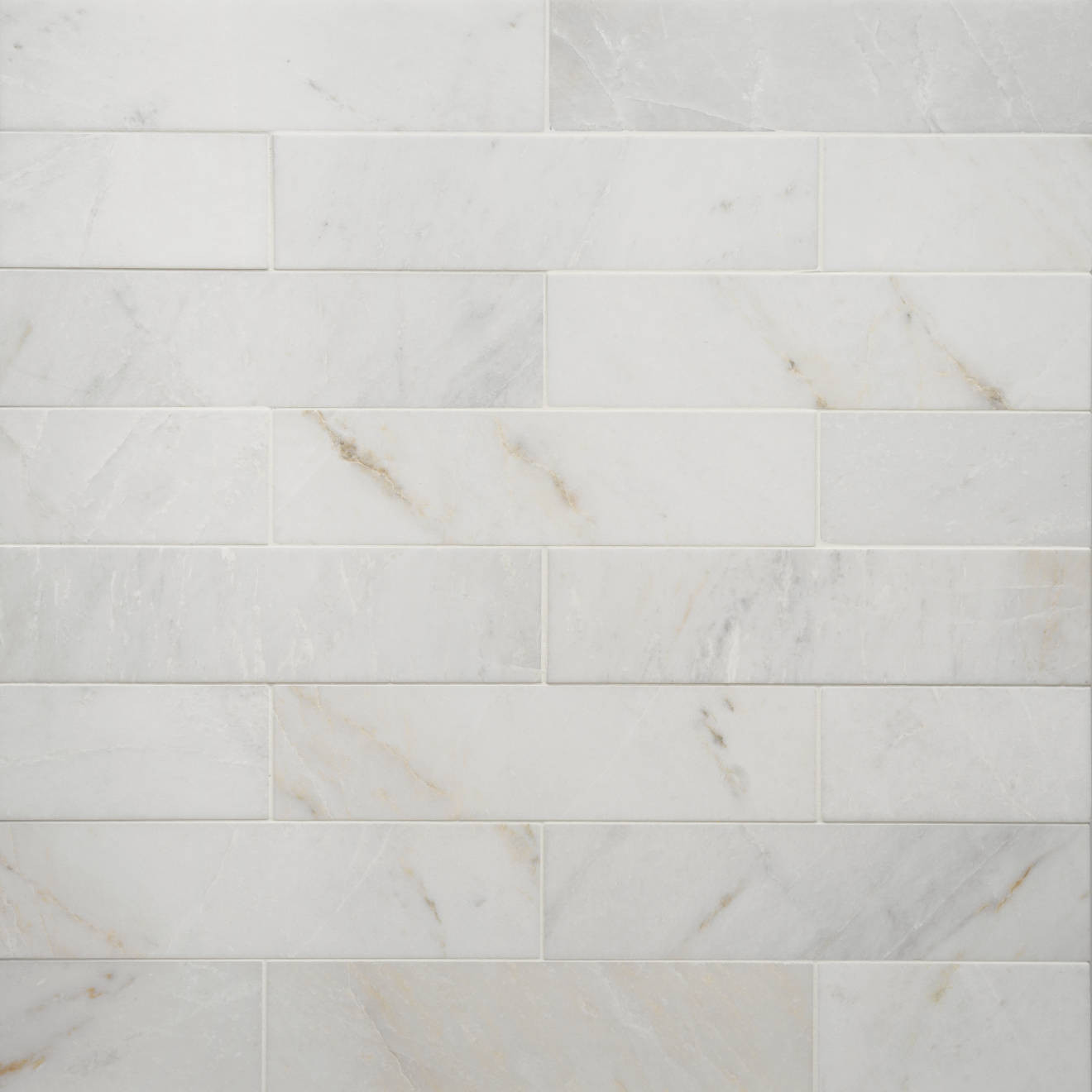 Glorious White Brushed 3" X 12" in White | Bedrosians Tile and Stone