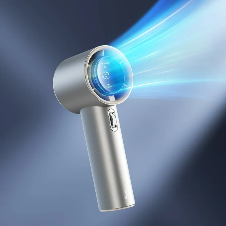 JISULIFE Portable Handheld Fan，Speed （1-100） Adjustable Turbo Mini Fan，5000mAh Battery Re... | Walmart (US)