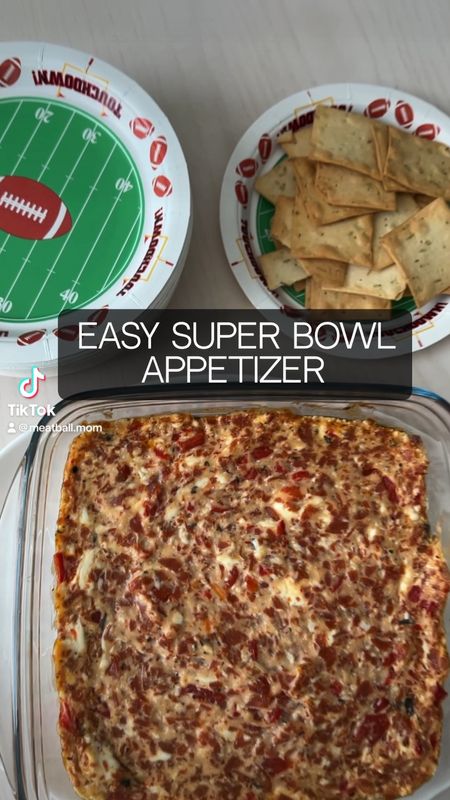 LAST MINUTE SUPER BOWL APPETIZER

Here’s a SUPER EASY last minute SUPER BOWL appetizer idea . . . 

With 7 simple ingredients and 20 minutes in the oven, you get a delicious pepperoni pizza dip to serve on game day! Pair it with some crackers to kick off the dish!

Save this recipe for any gathering & follow for more Seasonal & Holiday Ideas!

—-—————————————————————

PEPPERONI PIZZA DIP

Ingredients:

• 1 package of sliced pepperoni (shred in blender or food processor)
• 1 small jar of roasted red peppers - chopped
• 1 block of cream cheese
• 1 can of cream of mushroom soup
• Oregano & garlic powder to taste

Directions:

• Mix ingredients all together
• Bake at 350 degrees for about 20 minutes.
• Serve with crackers of your choice - we like to serve with  Italian herb crackers.

Enjoy! 


#LTKfindsunder50 #LTKhome #LTKparties