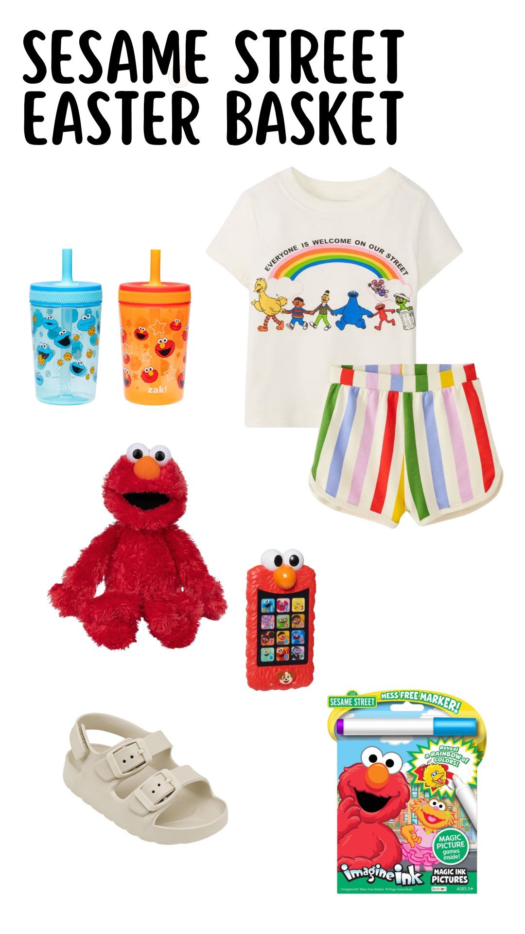 Sesame Street themed Easter basket for my Elmo obsessed 1 year old girl! The tshirt is even cuter in person! 

#LTKSeasonal #LTKGiftGuide #LTKKids