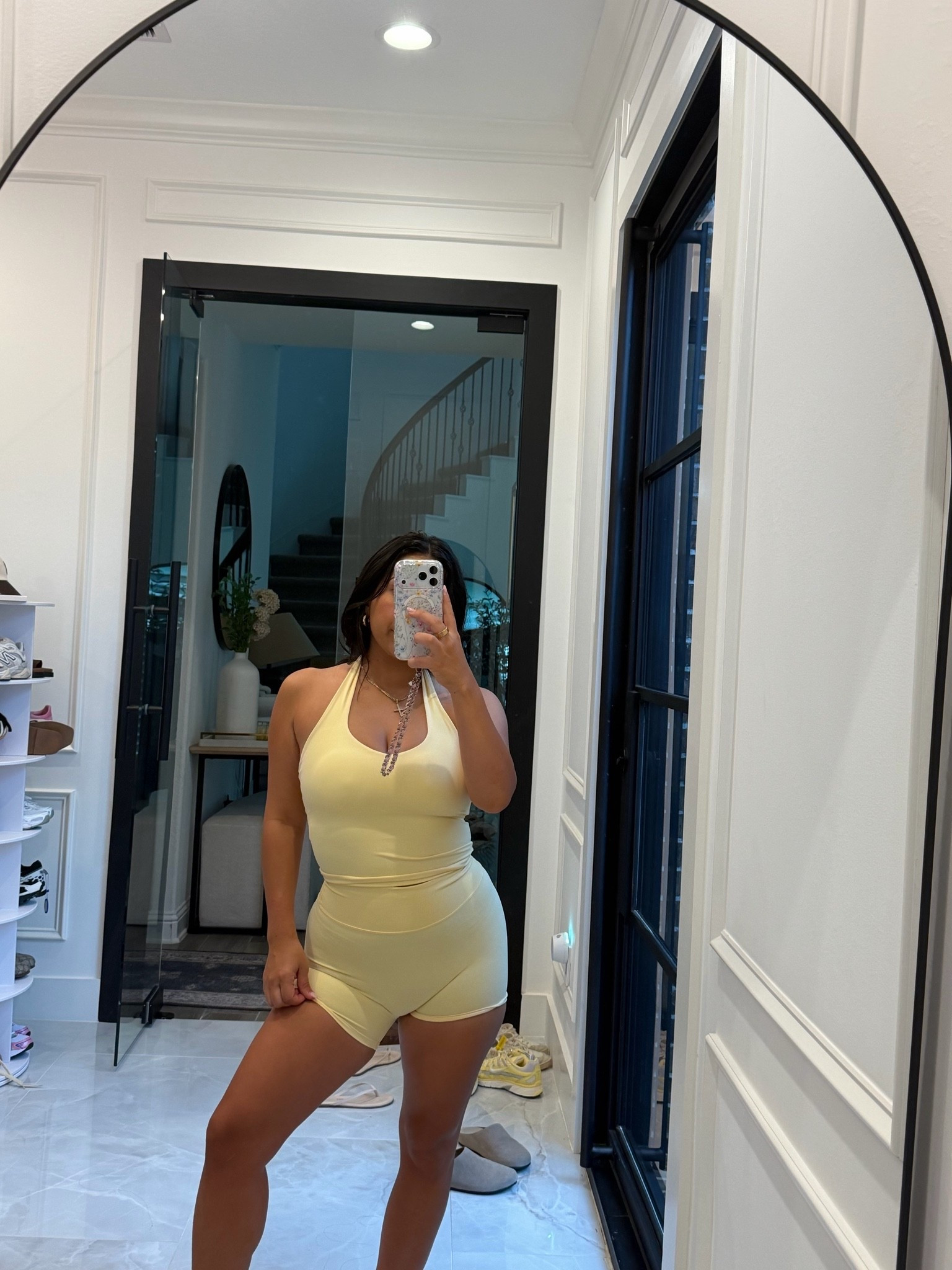 Cutest Amazon halter gym set from one of my fave Amazon brands. Sooo comfy and so flattering. Love this color!  

Amazon finds
Amazon fashion 
Pilates outfit 
Halter set 
Workout outfit 
Matching set
Butter yellow 
Summer

#LTKSaleAlert #LTKfitnessgoals #LTKActive