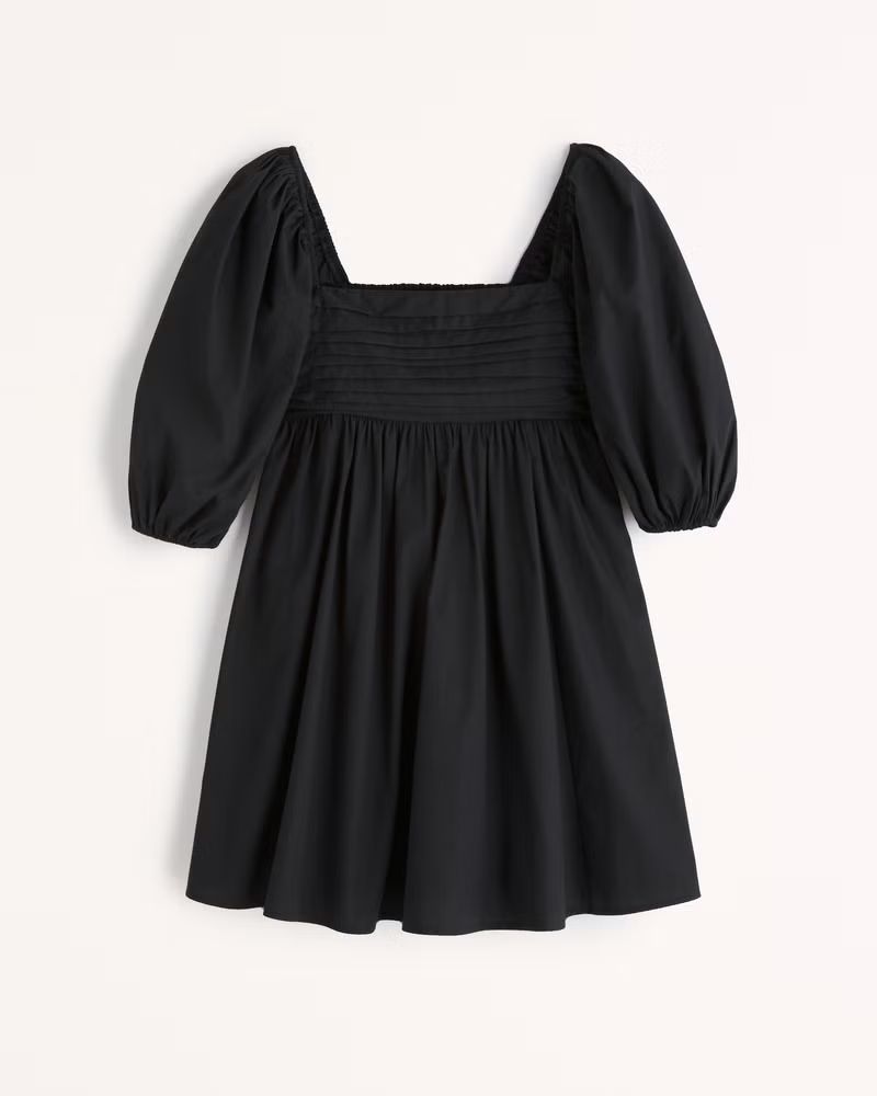 Women's Ruched Bodice Puff Sleeve Mini Dress | Women's The A&F Getaway Shop | Abercrombie.com | Abercrombie & Fitch (US)