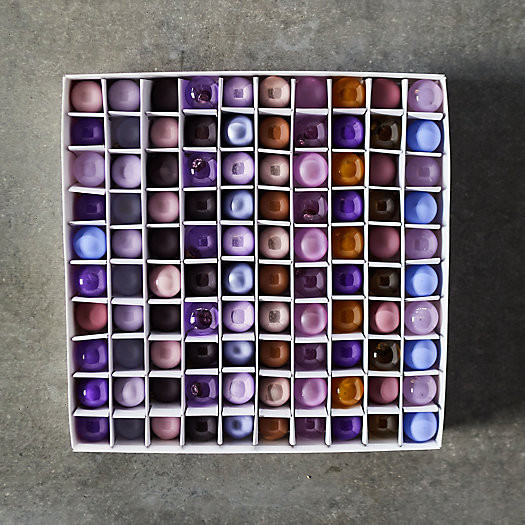 Miniature Glass Bulb Ornament Set, 100 | Terrain