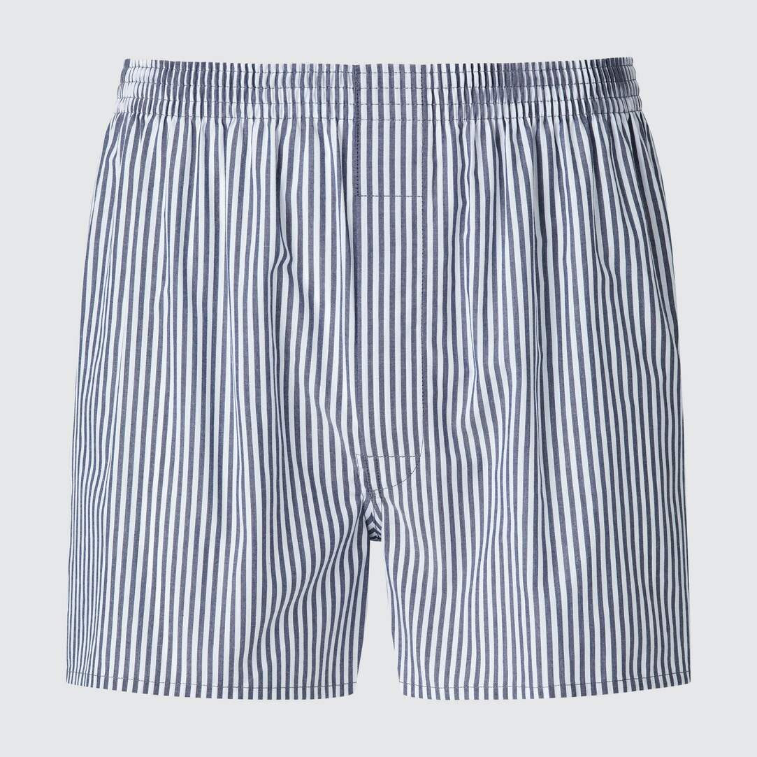 WOVEN STRIPED BOXERS | UNIQLO (UK)