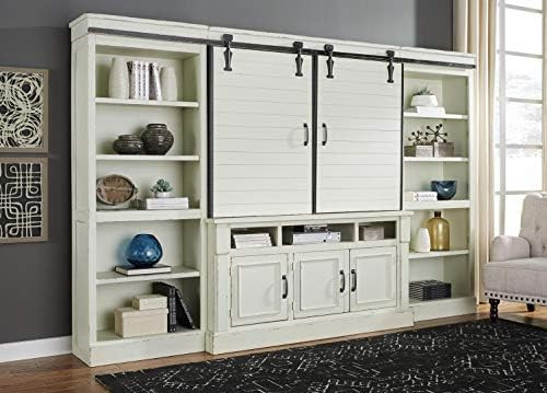 Signature Design by Ashley Blinton Bridge And Sliding Doors, White | Amazon (US)