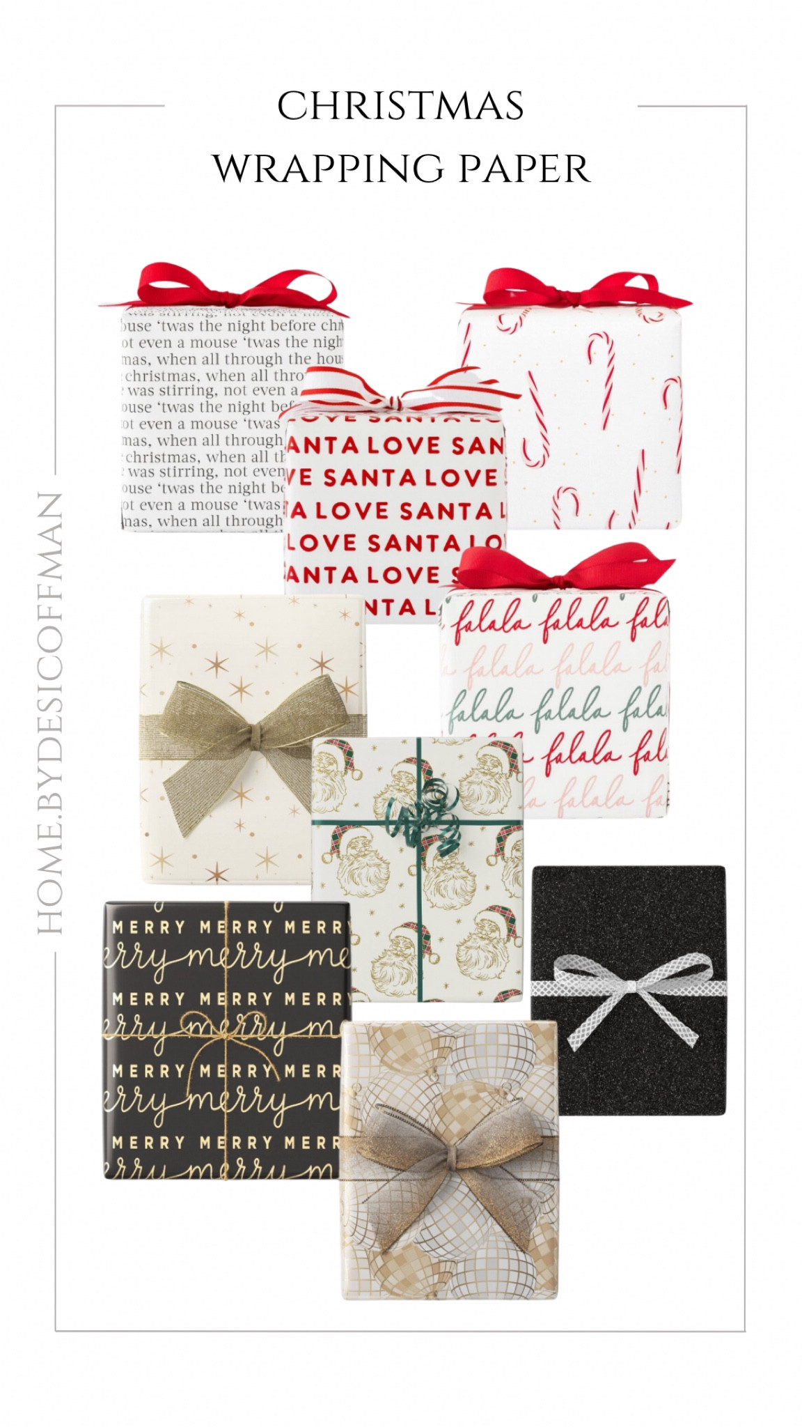 Wish I were a wrapping paper kinda girl… but if I was, I’d chose these prints because they are so CUTE! 

#wrappingpaper #christmaswrappingpaper #christmas #holidaygiftwrap #giftwrap #holidayfinds 

#LTKHome #LTKHoliday