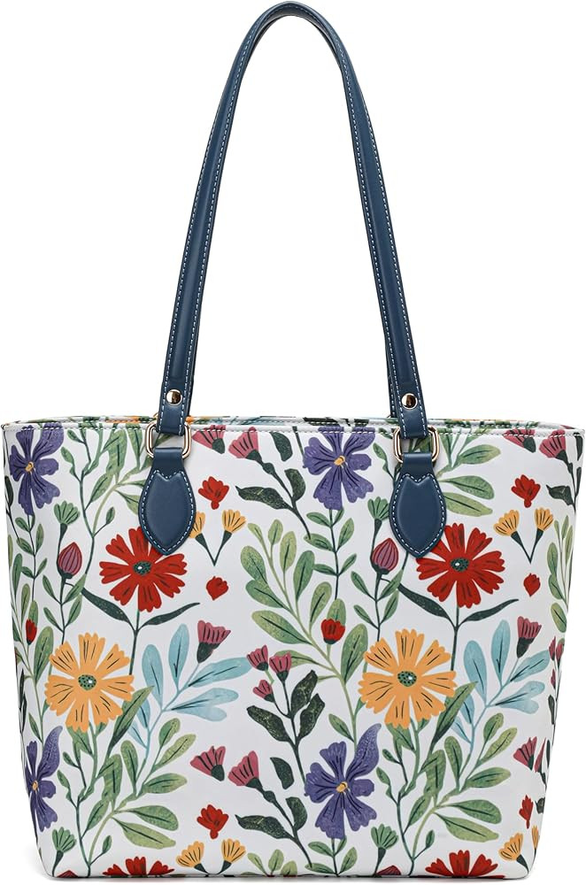 Tote bags for women, tote purse, nylon tote bag, with zipper and pockets, waterproof | Amazon (US)