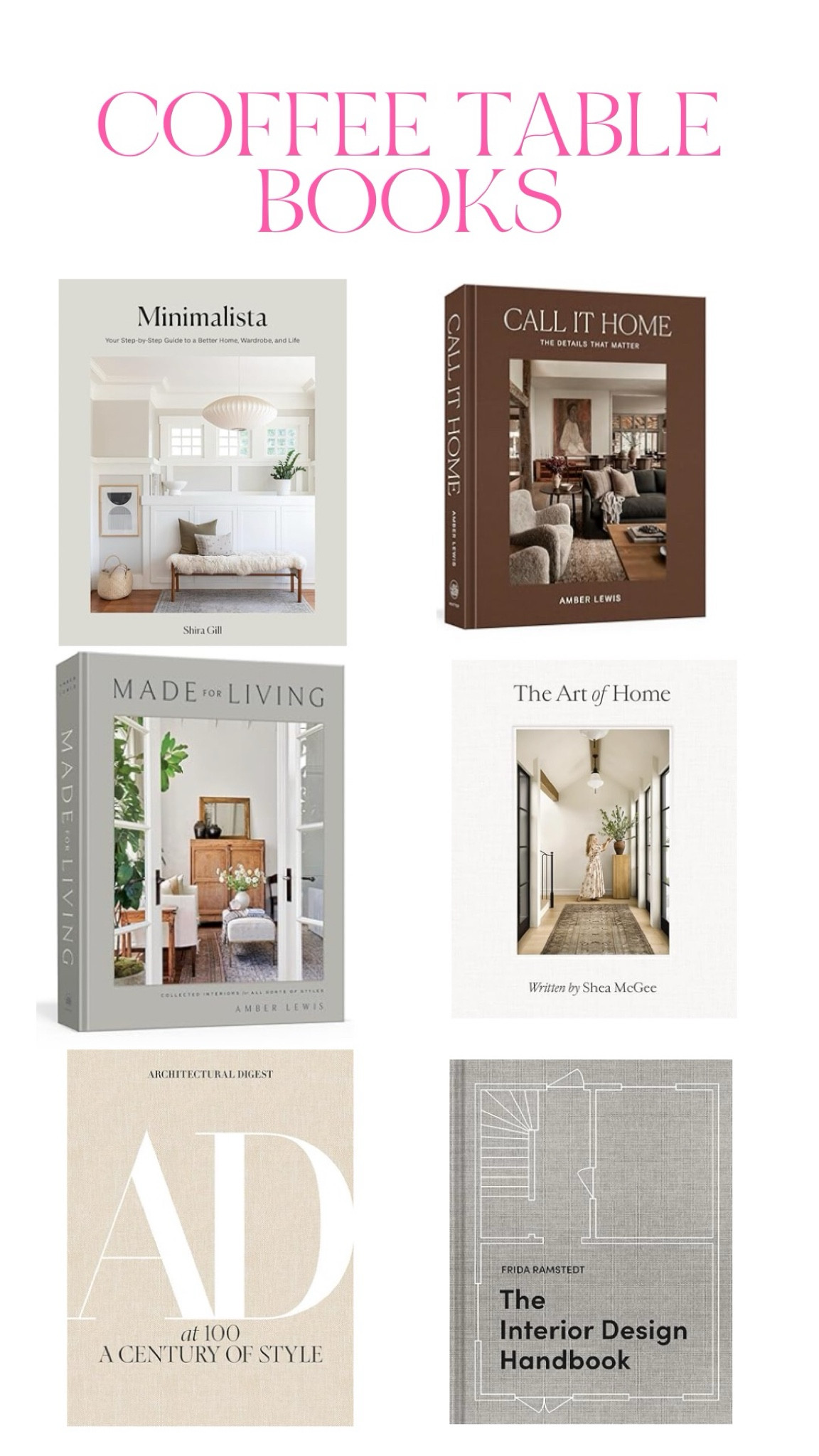 Affordable coffee table books! 

Coffee table books/ home decor/ affordable home decor 



#LTKHome #LTKFindsUnder50